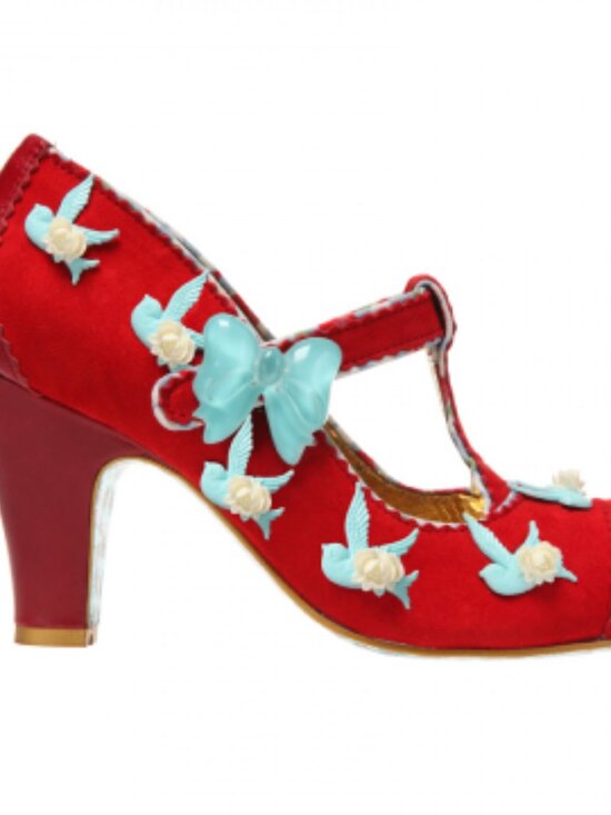 Irregular Choice Shoes - Irregular Choice Fresh Cut Grass Red Heels 2012